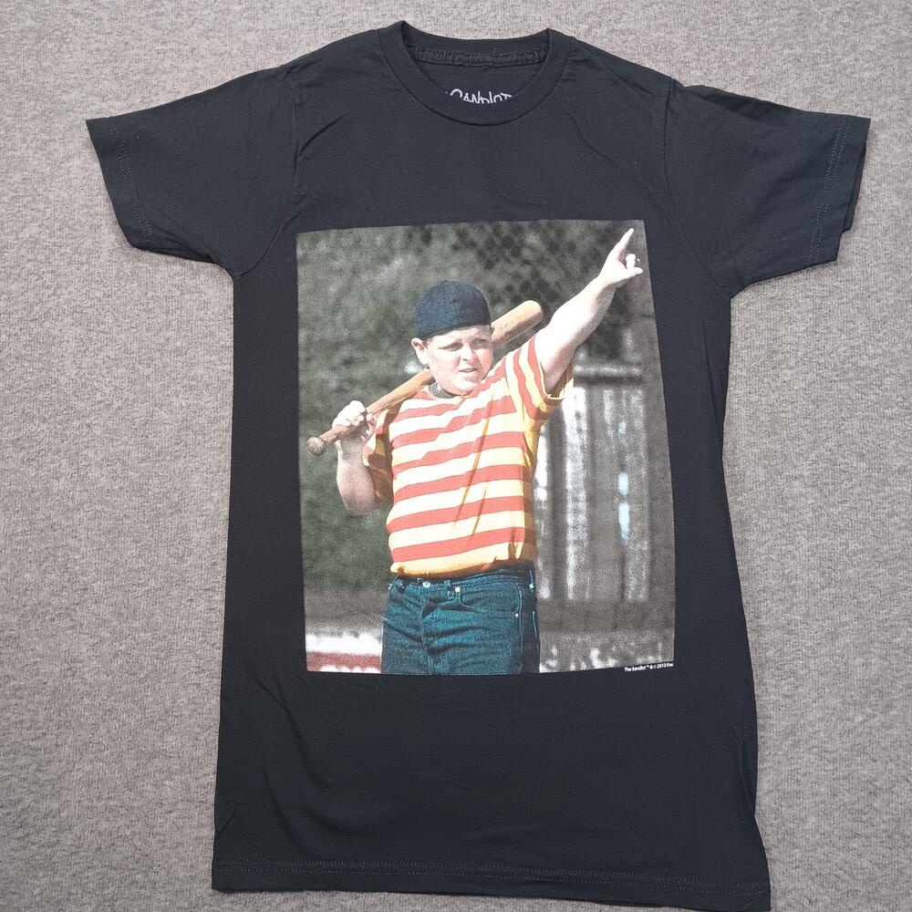 The Sandlot Shirt Mens Small Black Ham Porter Baseball Movie Graphic Tee